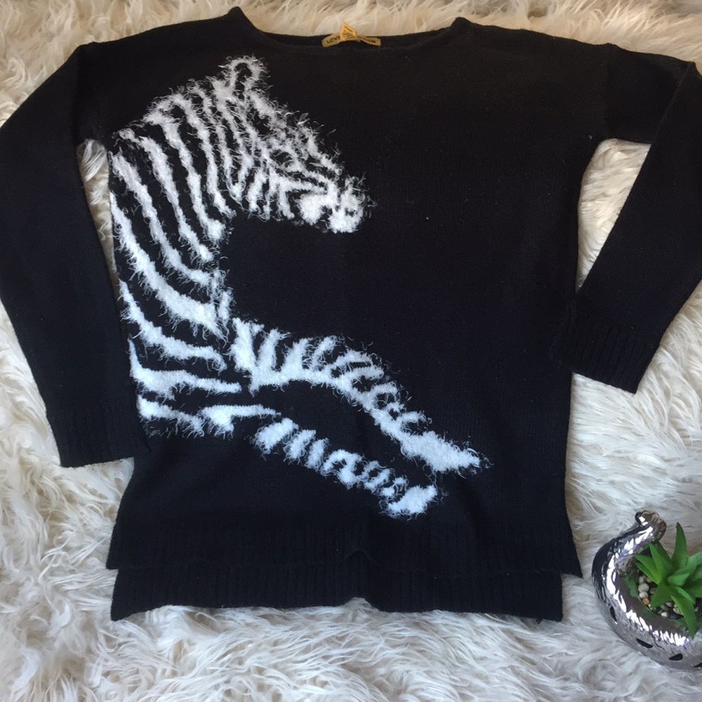 Love by design black sweater